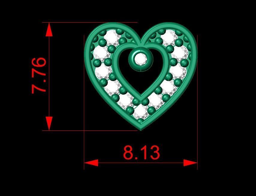 Mini Earrings v3 3D print model 3D print model_2