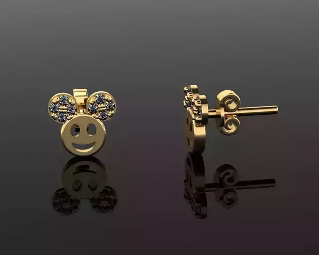 Mini Earrings v3 3D print model