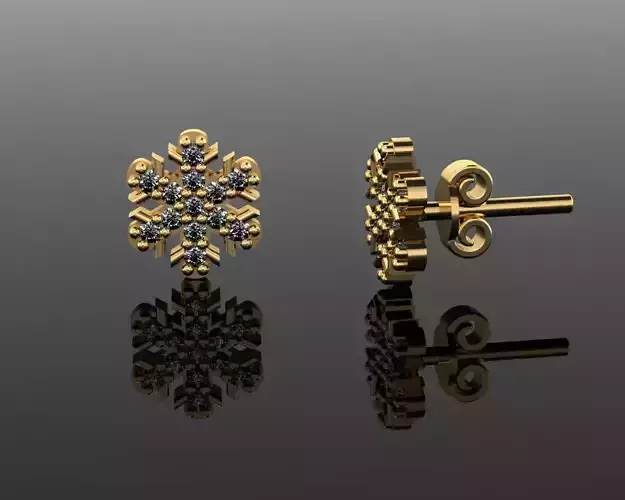 Mini Earrings v3 3D print model