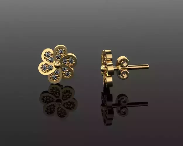 Mini Earrings v3 3D print model