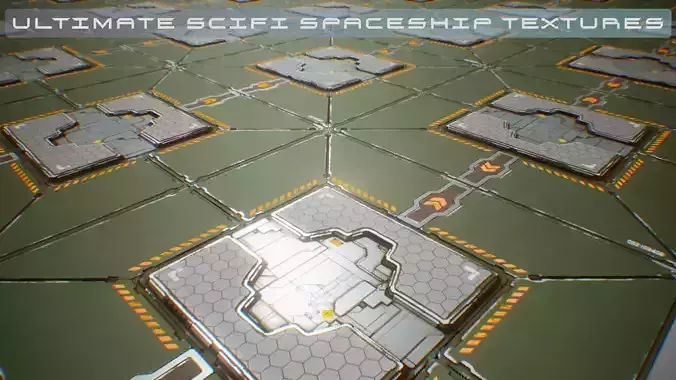 PBR Sci-Fi Spaceship Texture 33