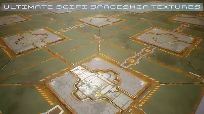 PBR Sci-Fi Spaceship Texture 34