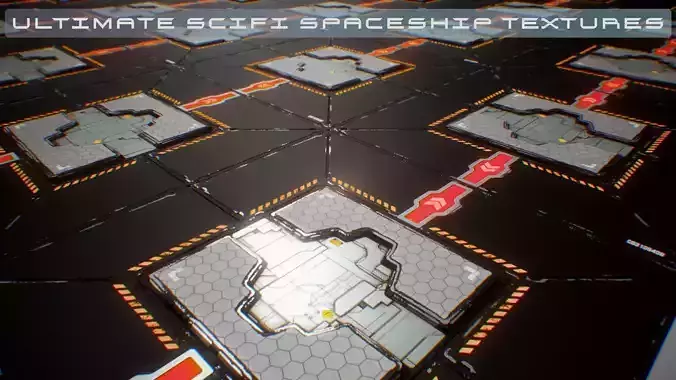 PBR Sci-Fi Spaceship Texture 35