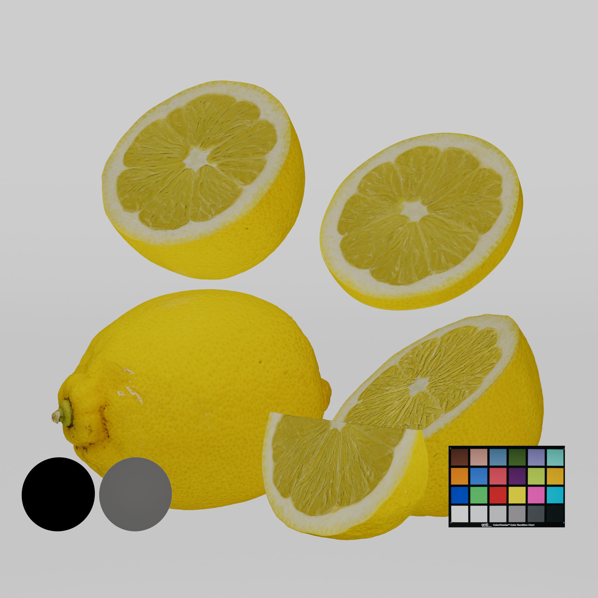 Lemon 3D model_2
