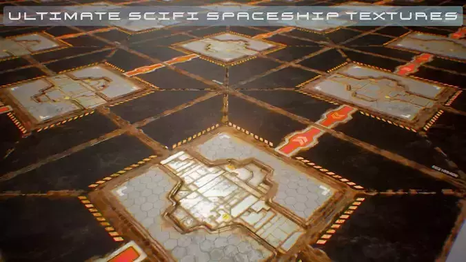 PBR Sci-Fi Spaceship Texture 36