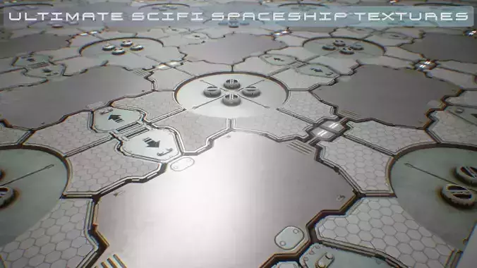 PBR Sci-Fi Spaceship Texture 37