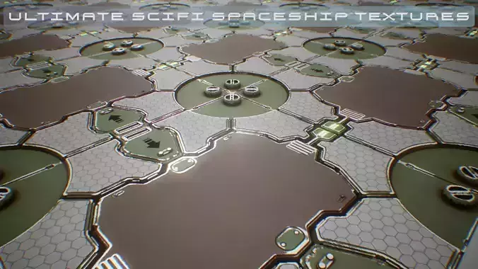 PBR Sci-Fi Spaceship Texture 39