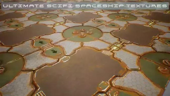 PBR Sci-Fi Spaceship Texture 40