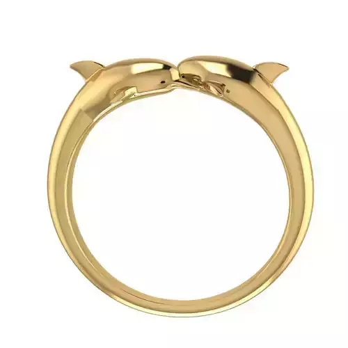 Dolphin Ring 3D print model