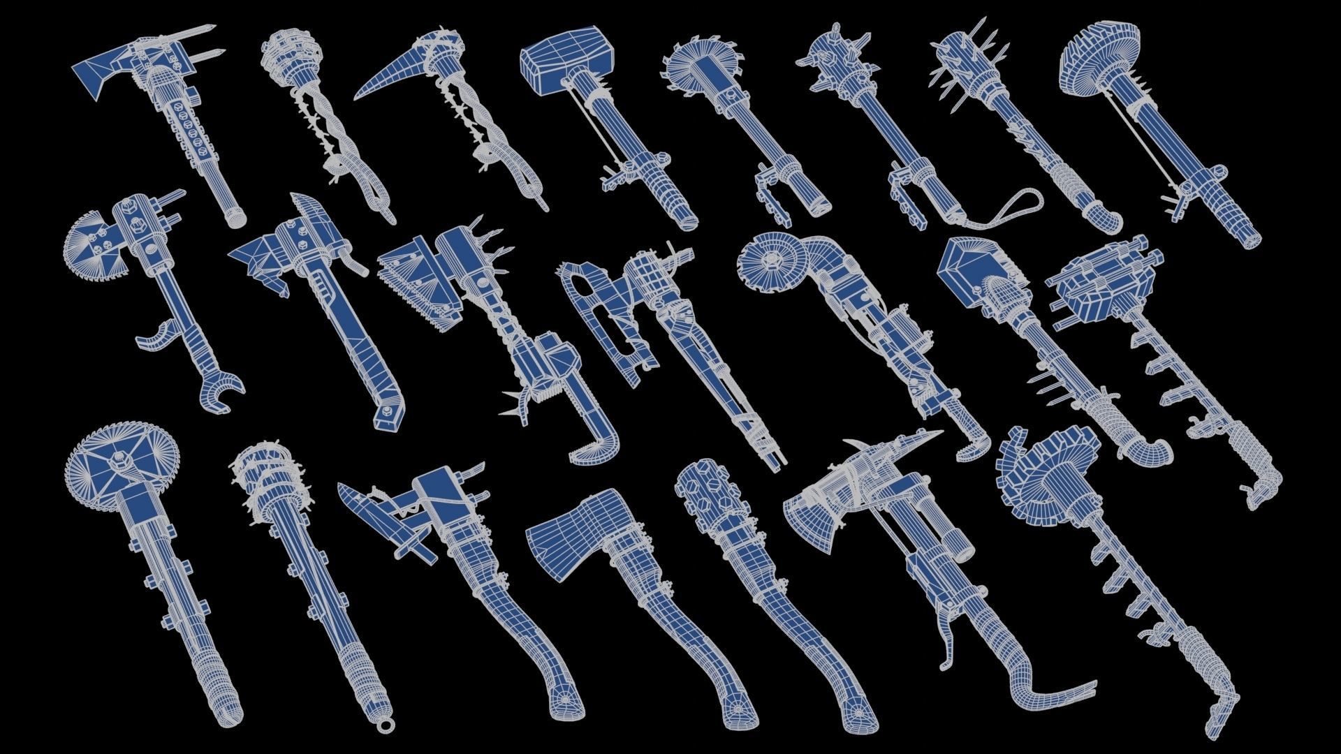 Modifiable Strike Weapons Big Collection _2