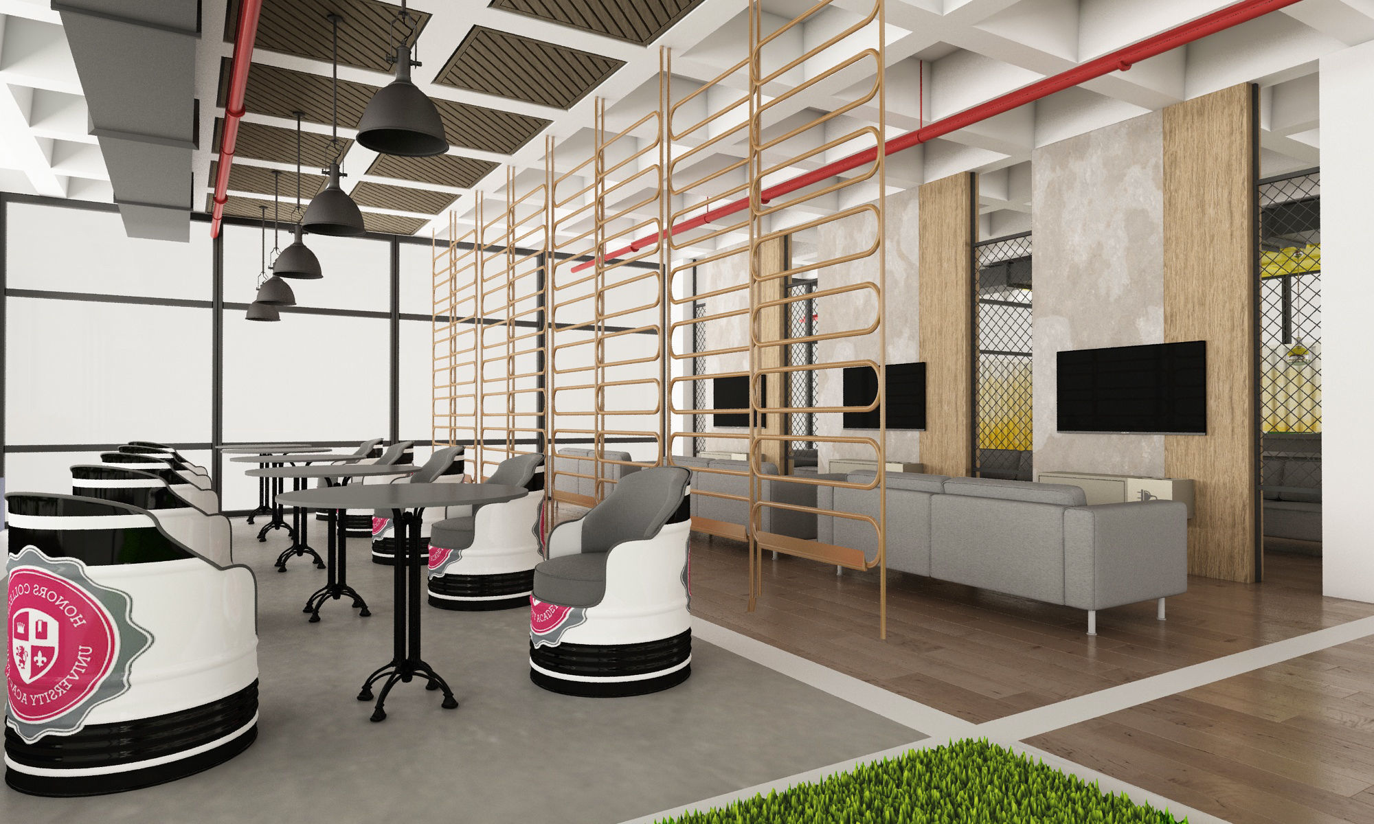 Go-Kart Cafe Restaurant 3D model_7