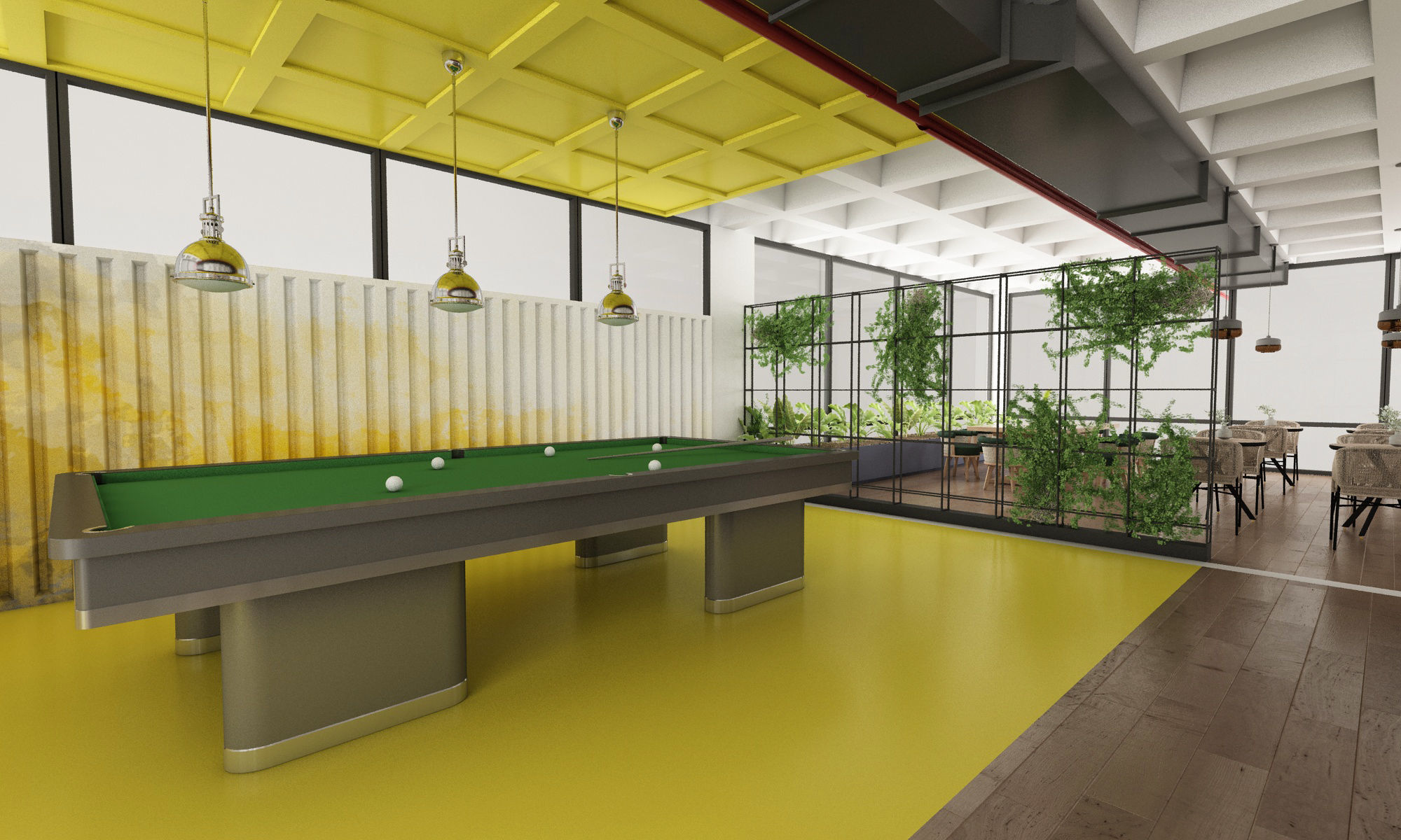 Go-Kart Cafe Restaurant 3D model_5