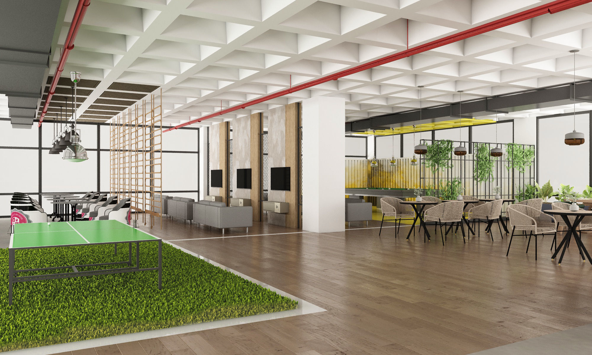Go-Kart Cafe Restaurant 3D model_6