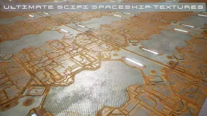 PBR Sci-Fi Spaceship Texture 44