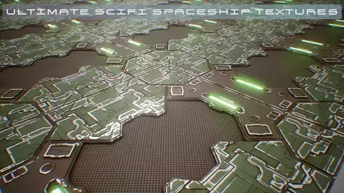 PBR Sci-Fi Spaceship Texture 45