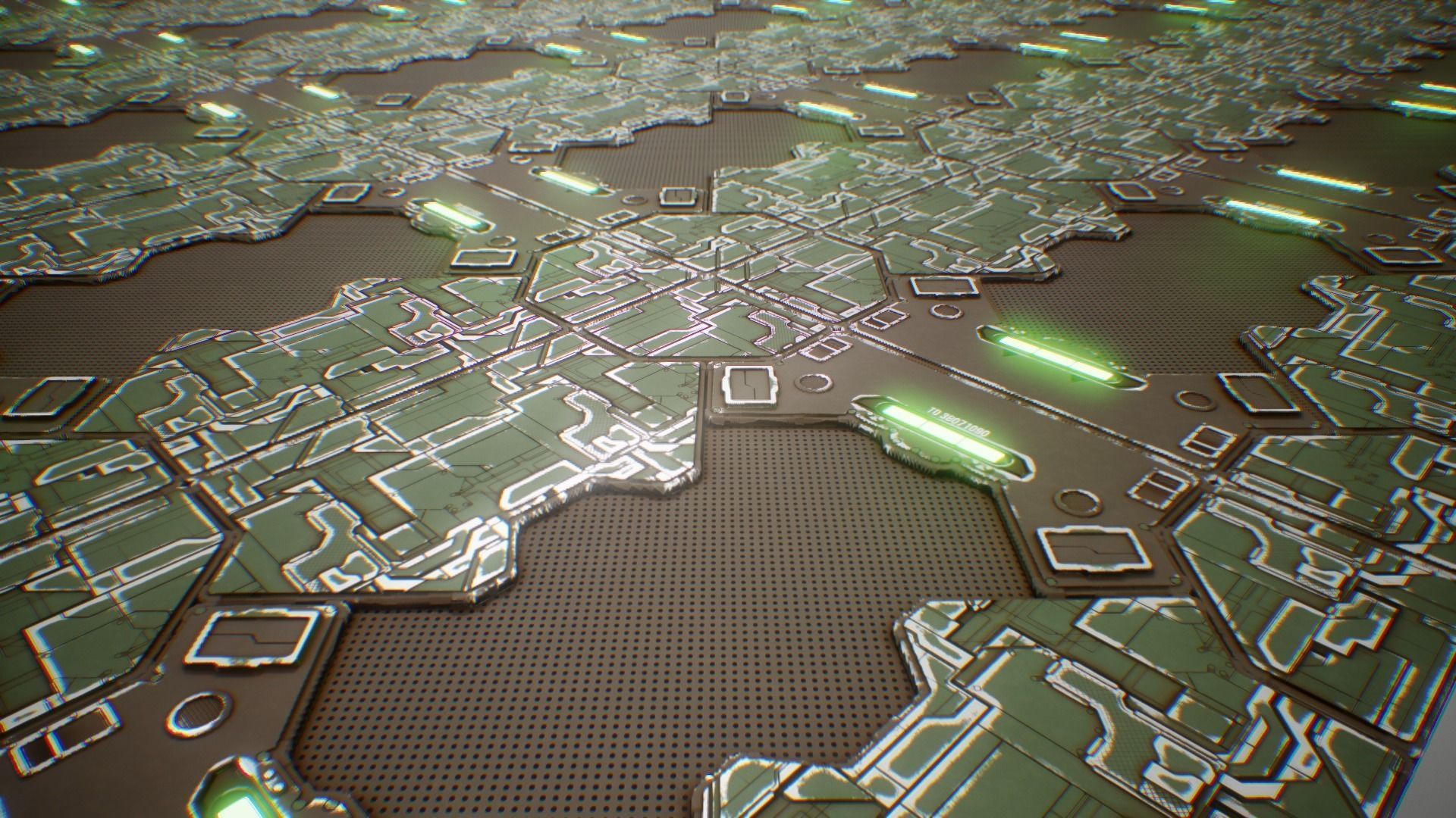 PBR Sci-Fi Spaceship Texture 45 Low-poly 3D model_1