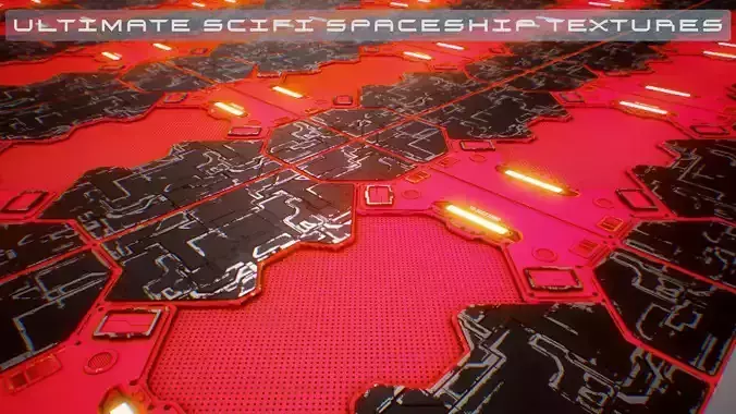 PBR Sci-Fi Spaceship Texture 47