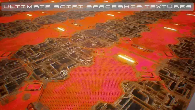 PBR Sci-Fi Spaceship Texture 48