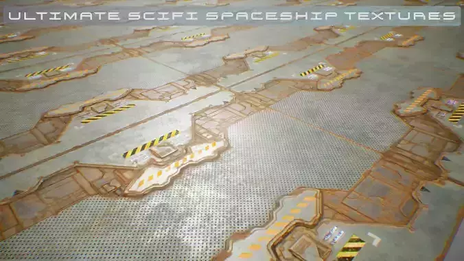PBR Sci-Fi Spaceship Texture 50