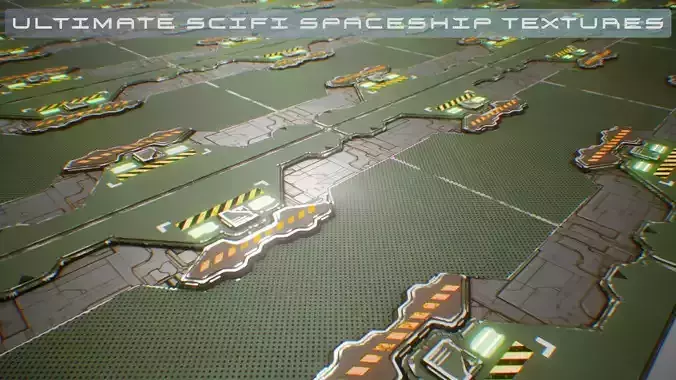 PBR Sci-Fi Spaceship Texture 51