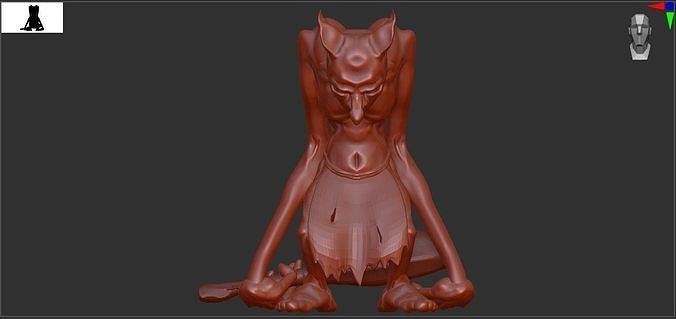 goblin demon 3D print model