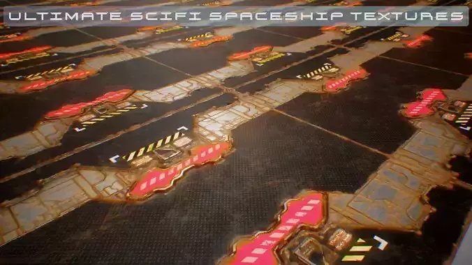 PBR Sci-Fi Spaceship Texture 54