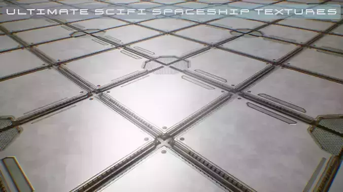 PBR Sci-Fi Spaceship Texture 55 Low-poly 3D model