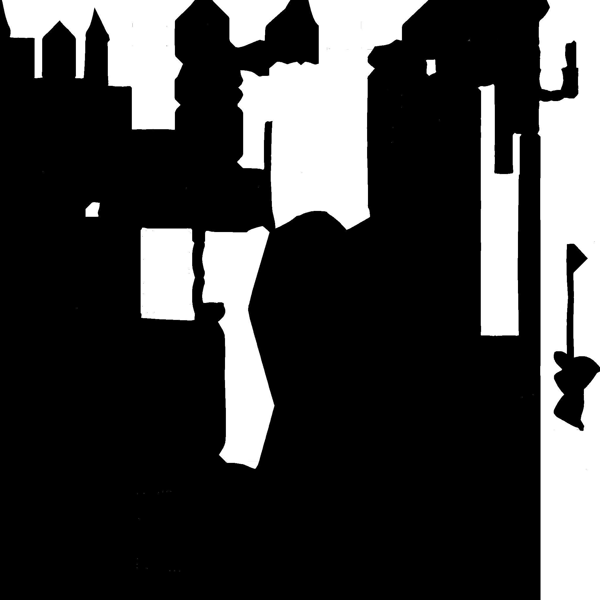 Wheelchair 03 Full Black - Character Design Accessory Inclusive Low-poly 3D model_19