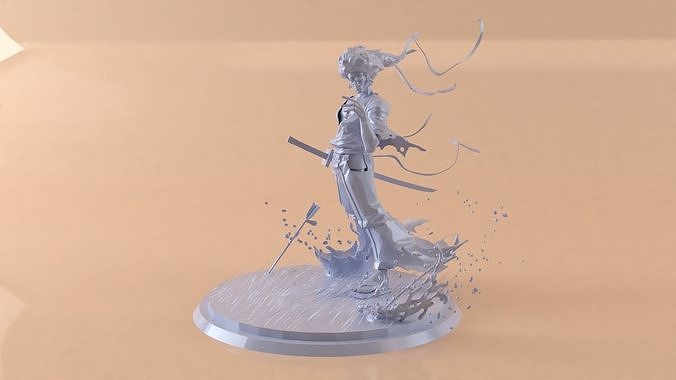 Afro Samurai 3D print model
