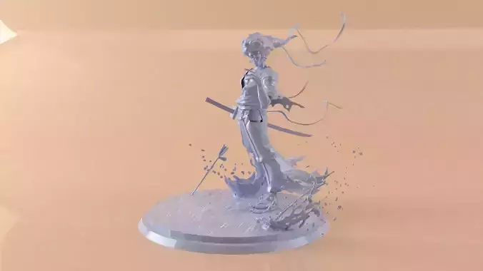 Afro Samurai 3D print model