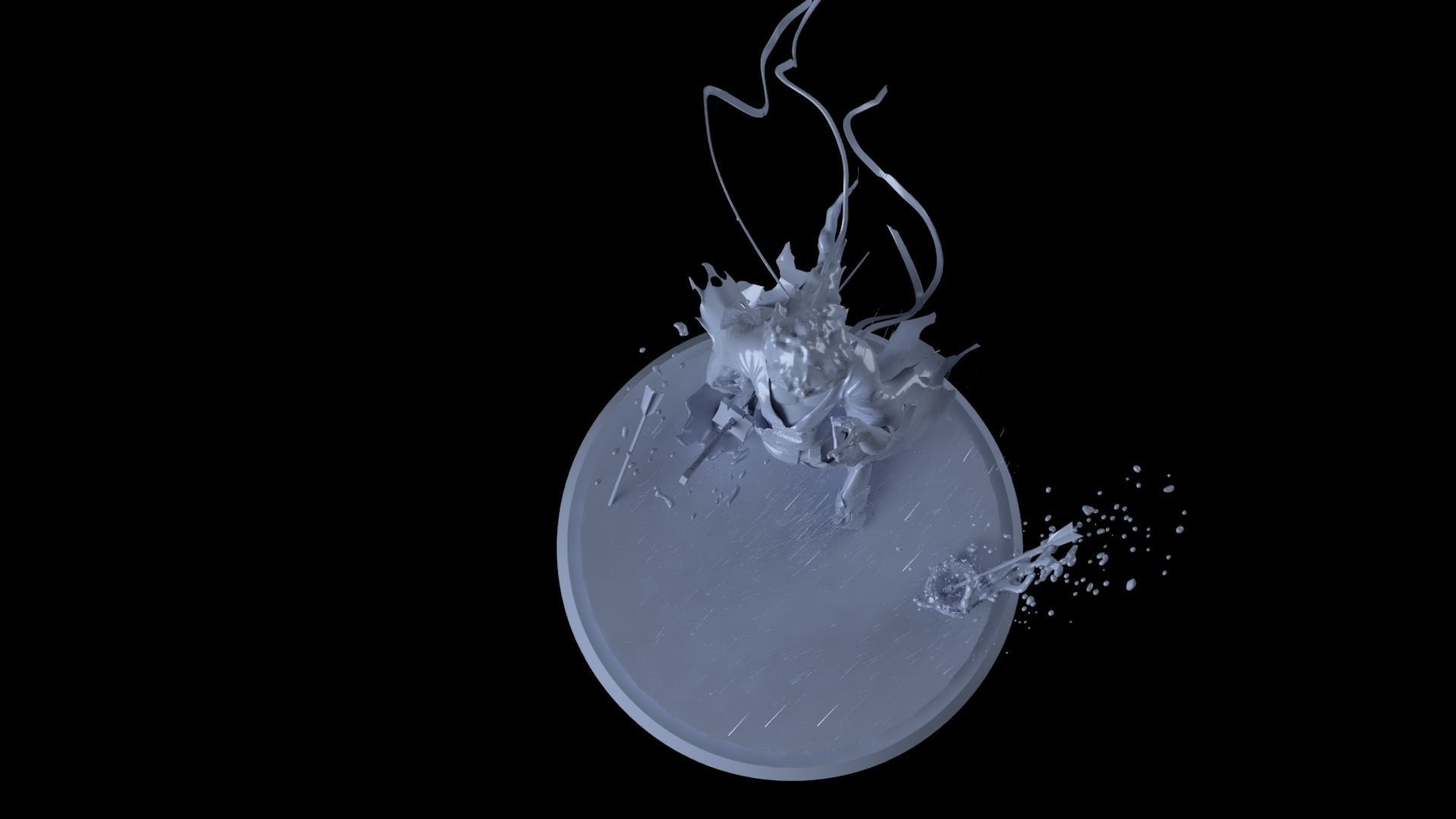 Afro Samurai 3D print model_4