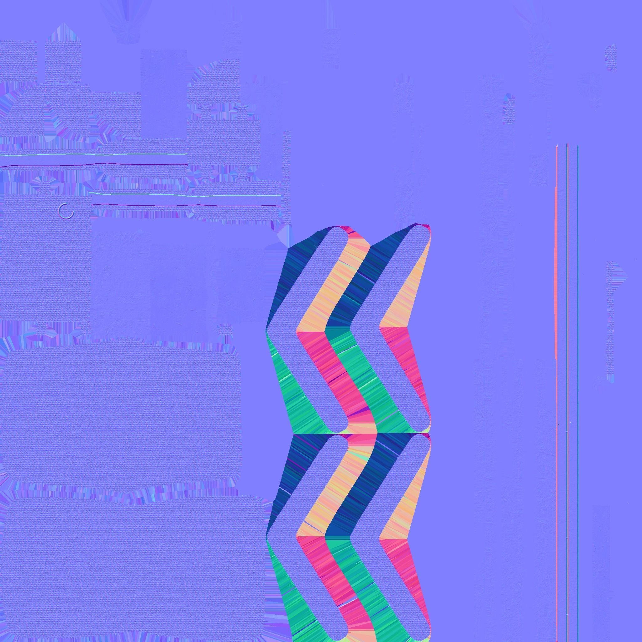 Wheelchair 07 Yellow - Character Design Accessory Inclusive Low-poly 3D model_20