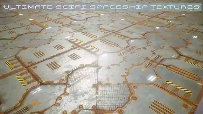 PBR Sci-Fi Spaceship Texture 62