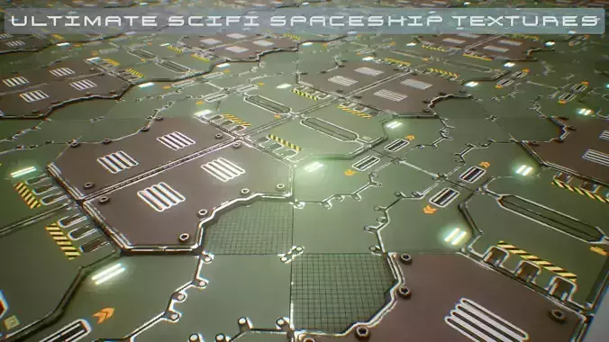 PBR Sci-Fi Spaceship Texture 63