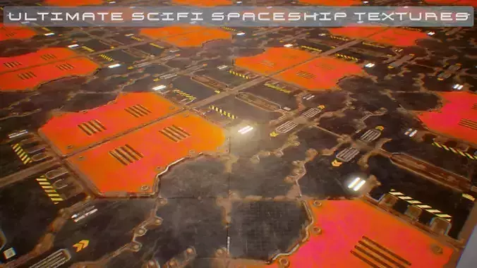 PBR Sci-Fi Spaceship Texture 66