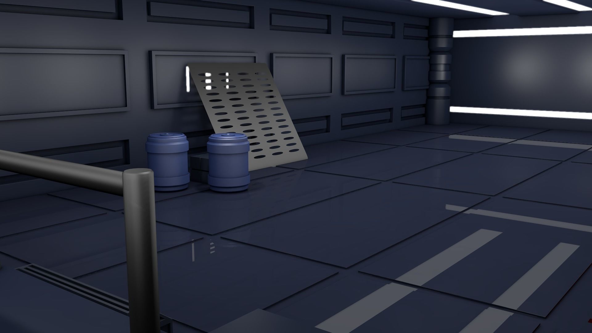 Sci Fi Room 3D model_6