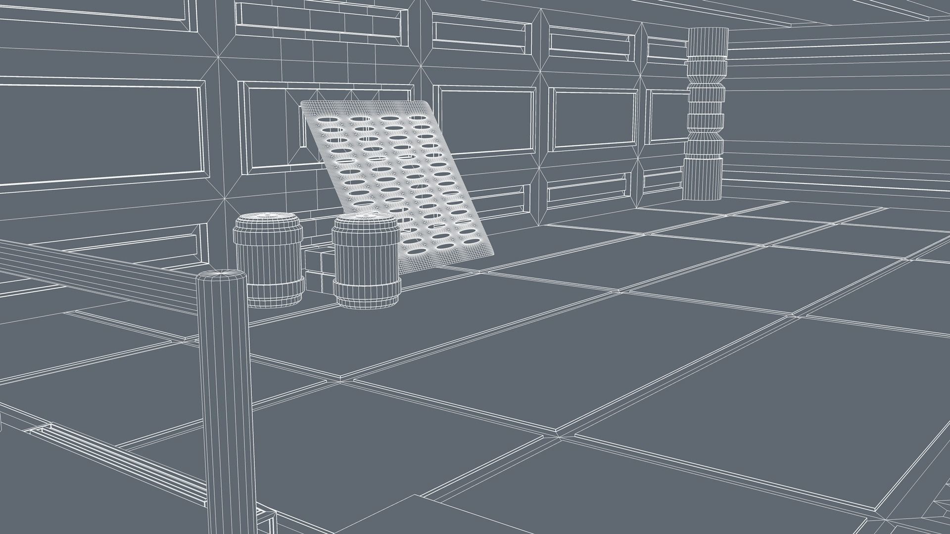 Sci Fi Room 3D model_14