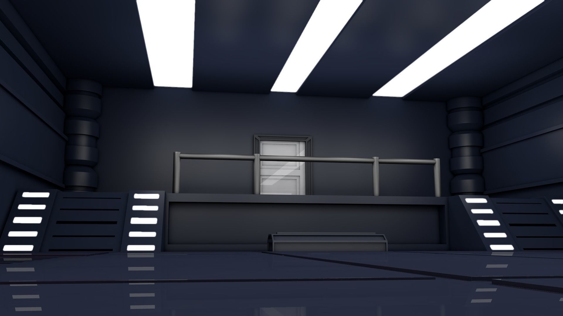 Sci Fi Room 3D model_5