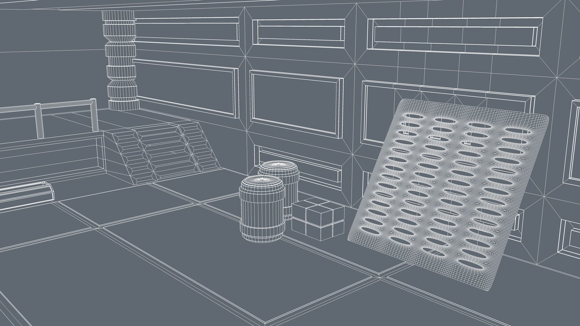 Sci Fi Room 3D model_15