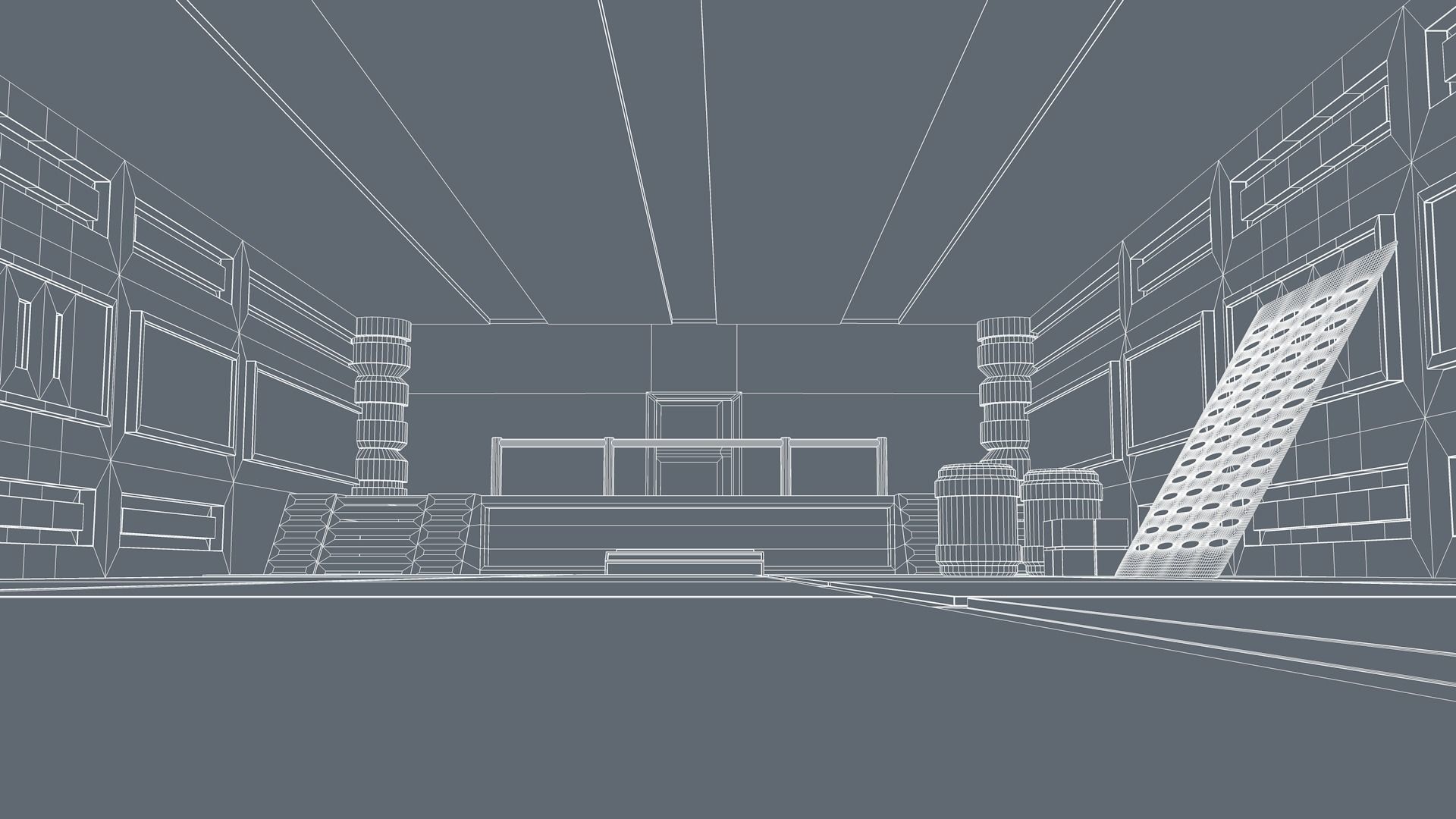 Sci Fi Room 3D model_9