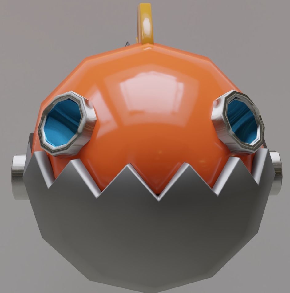 Fish Game Low-poly 3D model_5