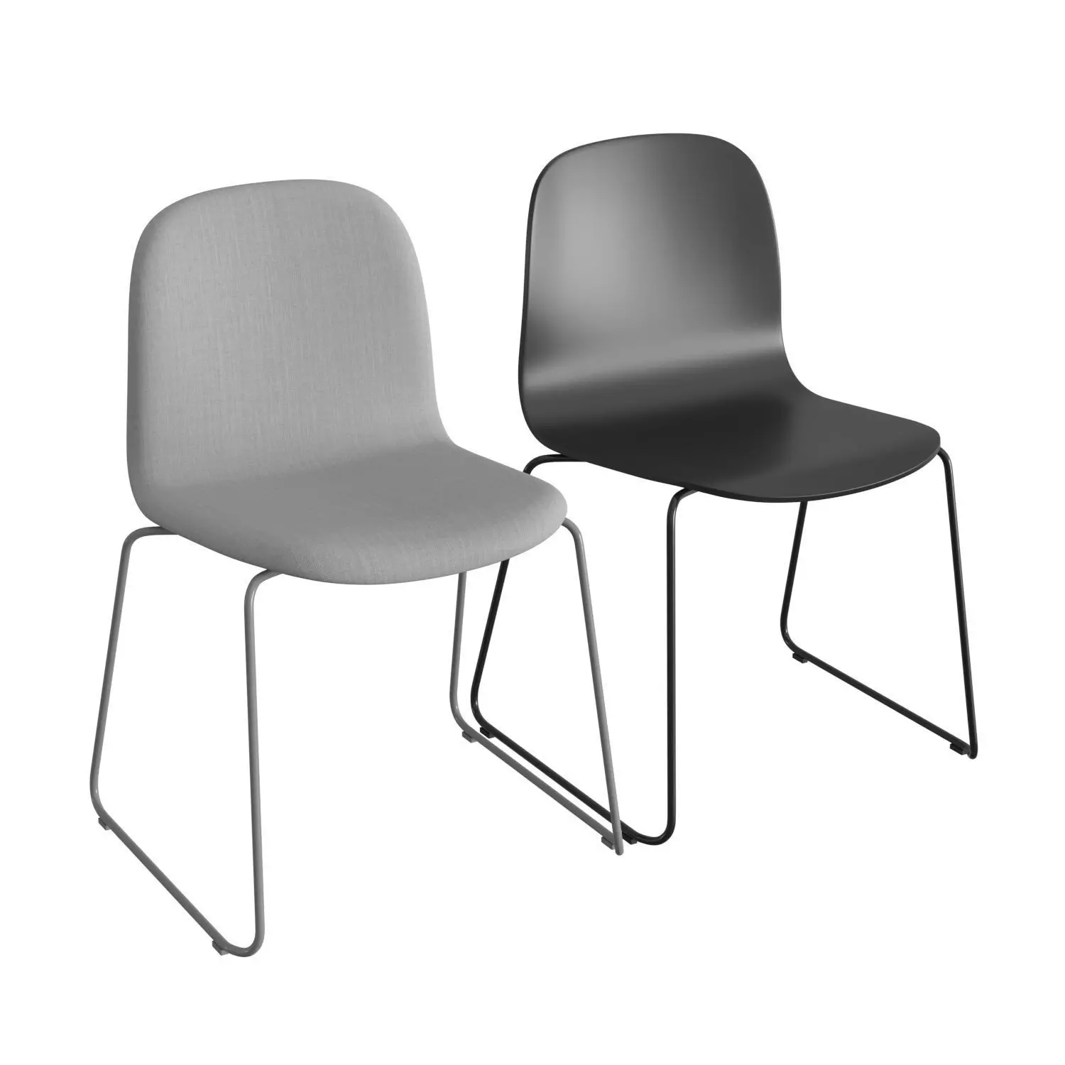 Visu Sled Base Chair 3D model_0