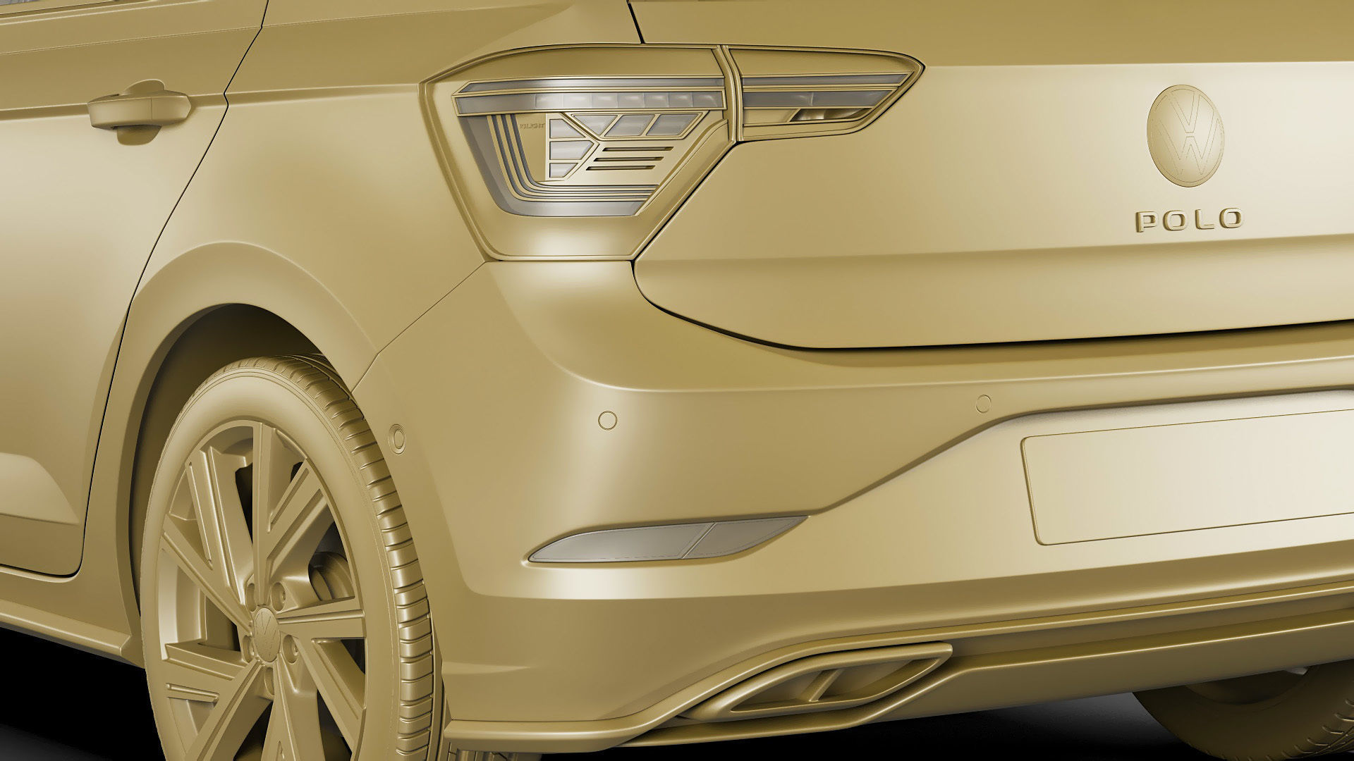 VW Polo 2022 3D model_21