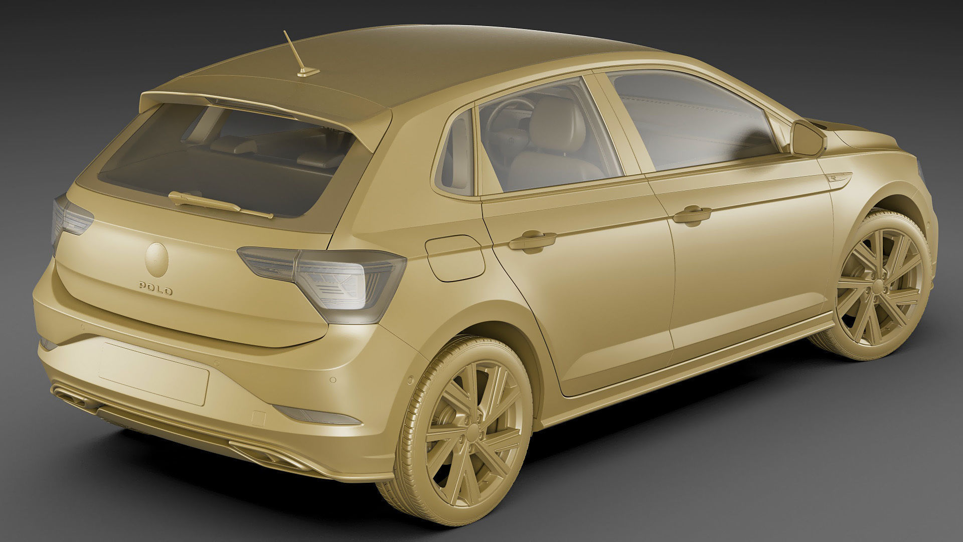 VW Polo 2022 3D model_19