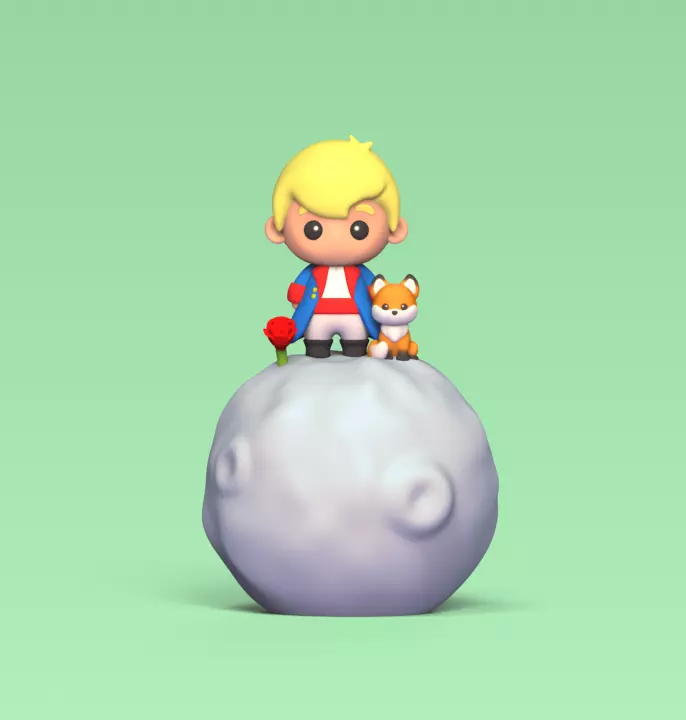 Cute Little Prince 3D print model