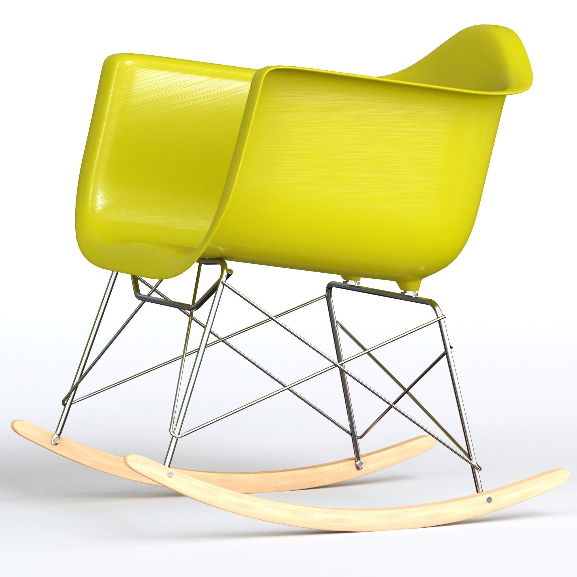 Eames Rocker Chair 3D model CGTrader