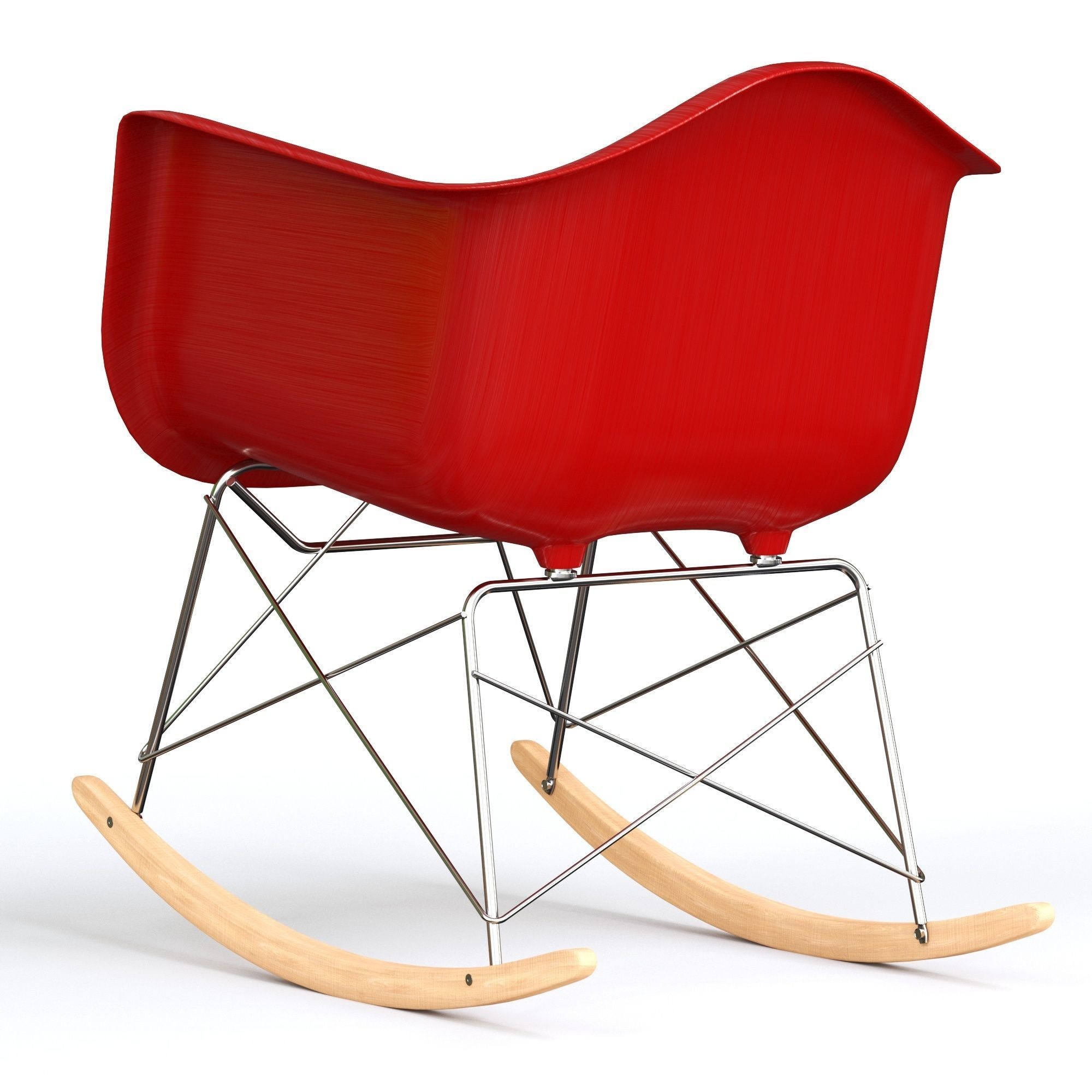 Eames Rocker Chair 3D model CGTrader