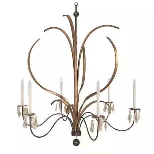 Low Country MARSH GRASS GRANDE CHANDELIER
