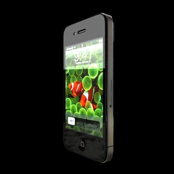 Apple iPhone 4 3D model_36