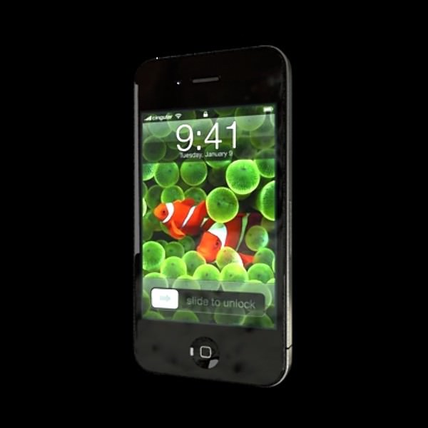 Apple iPhone 4 3D model_35